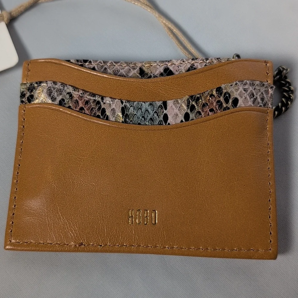 Hobo Leather Credit Card Wallet Case